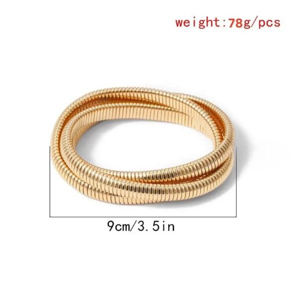 PULSERA ELASTICA EN ESPIRAL ACERO INOXIDABLE - Image 2