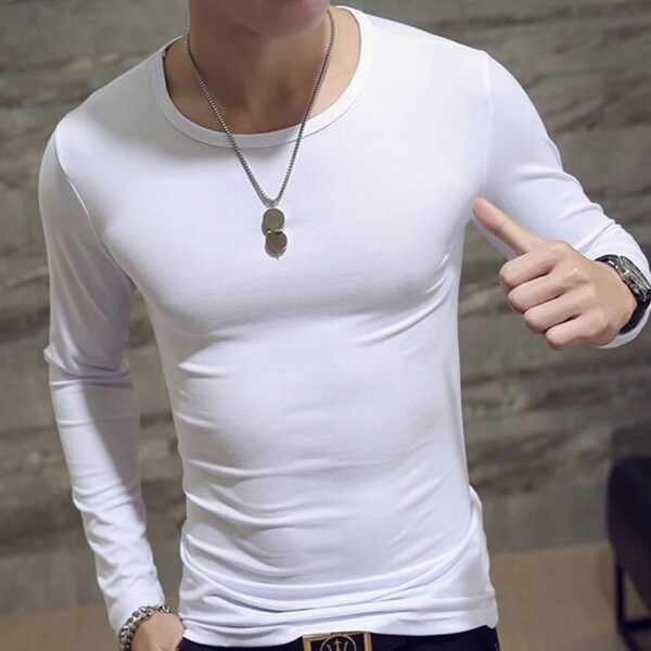 CAMISA MANGA LARGA AJUSTADO AL CUERPO - Image 12