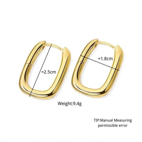 ARETE DE PLATA RECTANGULO