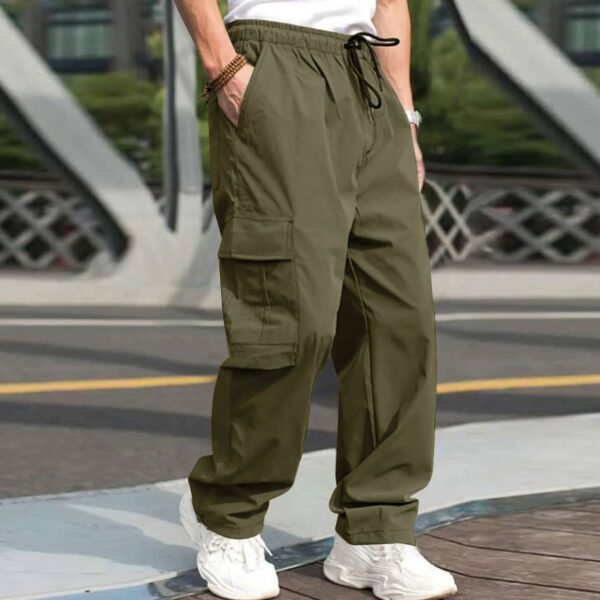 PANTALON CARGO PARA HOMBRE CON AJUSTE EN CINTURA - Image 8