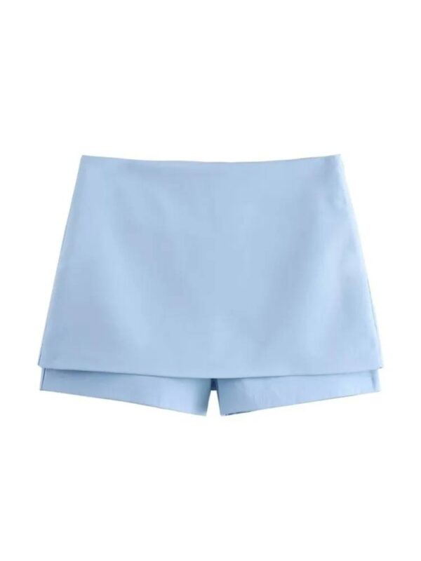 CONJUNTO DE TOP HALTER CON MOÑOS Y FALDA SHORT CORTA - Image 10