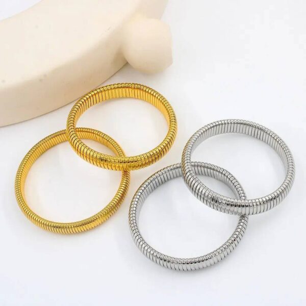 PULSERA ELASTICA EN ESPIRAL ACERO INOXIDABLE - Image 5