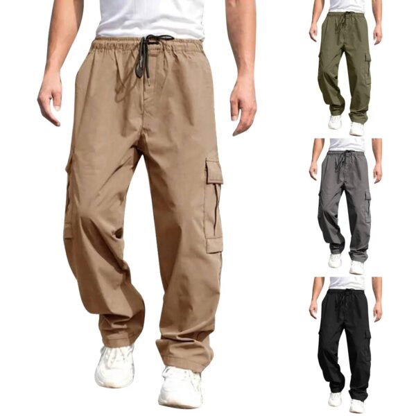 PANTALON CARGO PARA HOMBRE CON AJUSTE EN CINTURA - Image 6