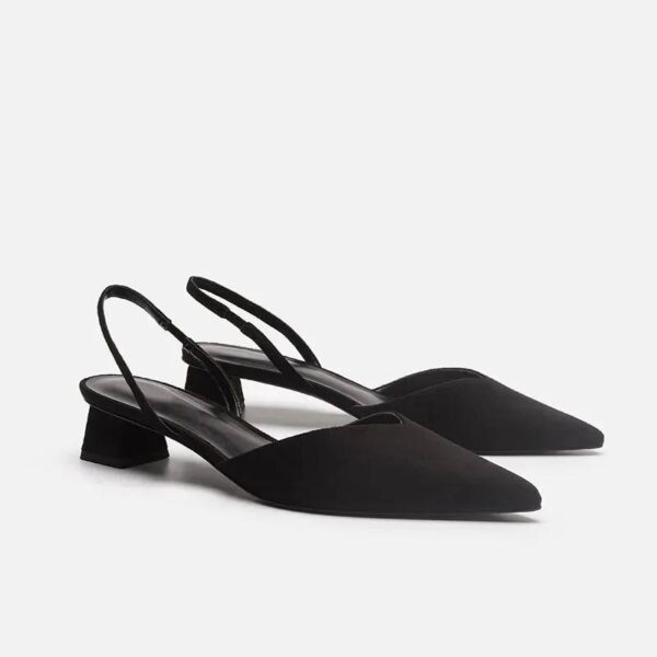 ZAPATO DE MUJER TACON BAJO CON PUNTA ESTRECHA - Image 7