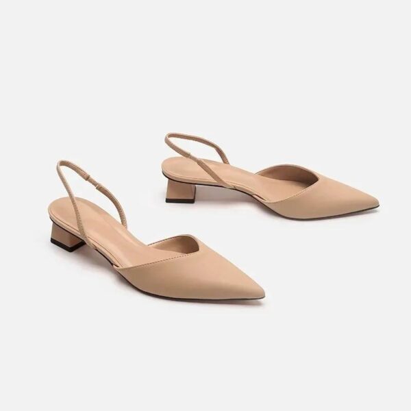ZAPATO DE MUJER TACON BAJO CON PUNTA ESTRECHA - Image 2