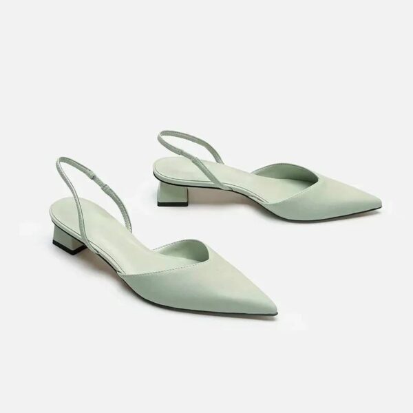 ZAPATO DE MUJER TACON BAJO CON PUNTA ESTRECHA - Image 8
