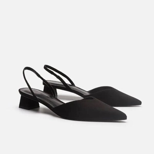 ZAPATO DE MUJER TACON BAJO CON PUNTA ESTRECHA - Image 3